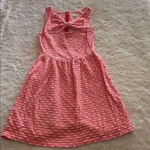 Maison Jules pink peekaboo cotton dress